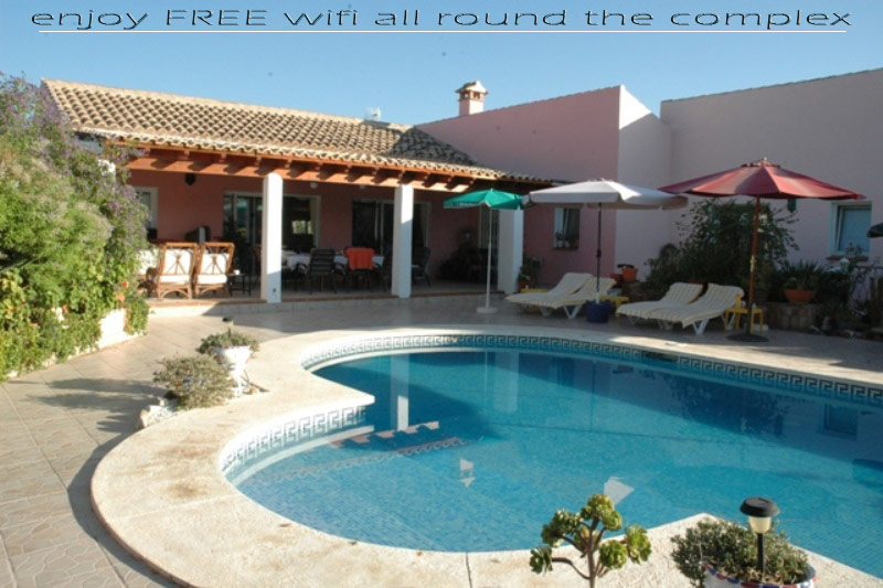 Casa Carolina and poolside