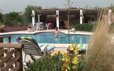 Our large Roman ended pool