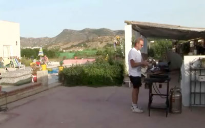 Carl at the BBQ